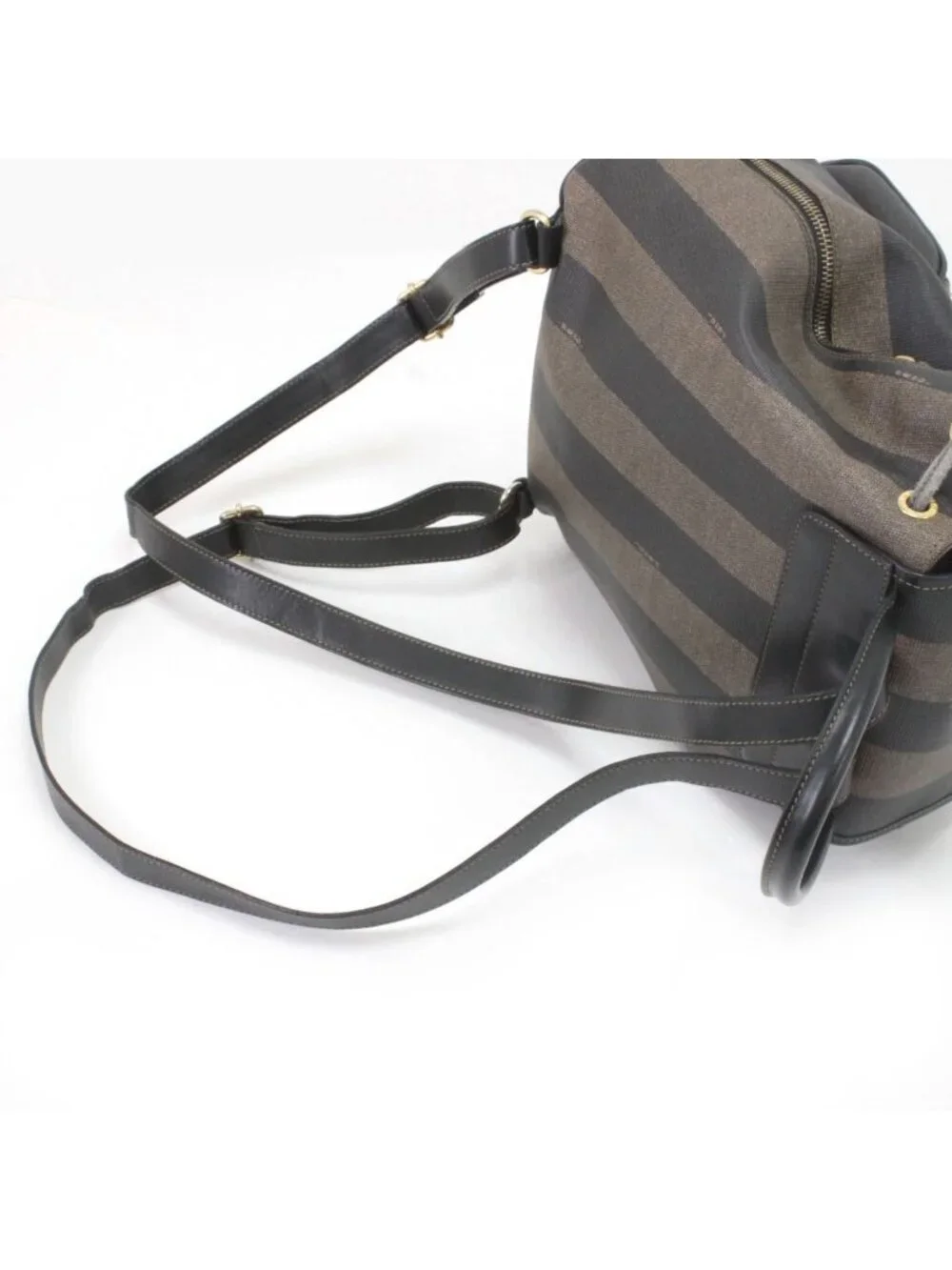 Fendi Mini Backpack Pecan Pattern Brown